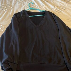 Black Athleta v neck shirt. Wore 1 time